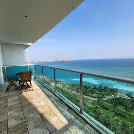 ليما Exclusivo Y Moderno Depa En Miraflores Vista Al Mar Y A La Ciudad Amoblado Apartments المظهر الخارجي الصورة