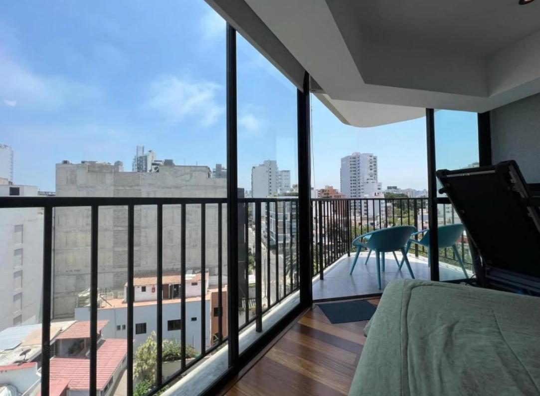 ليما Exclusivo Y Moderno Depa En Miraflores Vista Al Mar Y A La Ciudad Amoblado Apartments المظهر الخارجي الصورة