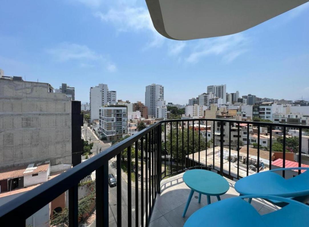 ليما Exclusivo Y Moderno Depa En Miraflores Vista Al Mar Y A La Ciudad Amoblado Apartments المظهر الخارجي الصورة