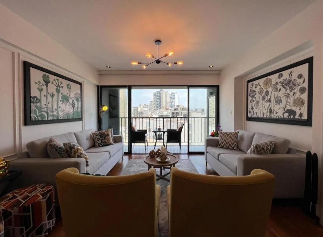 ليما Exclusivo Y Moderno Depa En Miraflores Vista Al Mar Y A La Ciudad Amoblado Apartments المظهر الخارجي الصورة