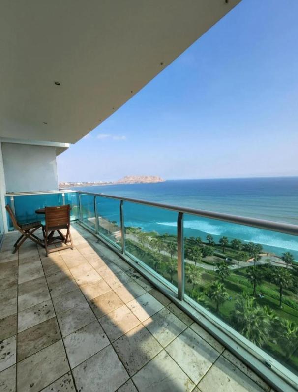ليما Exclusivo Y Moderno Depa En Miraflores Vista Al Mar Y A La Ciudad Amoblado Apartments المظهر الخارجي الصورة